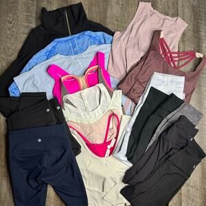 lululemon Bundle of 22 Pieces Various Sizes DIY